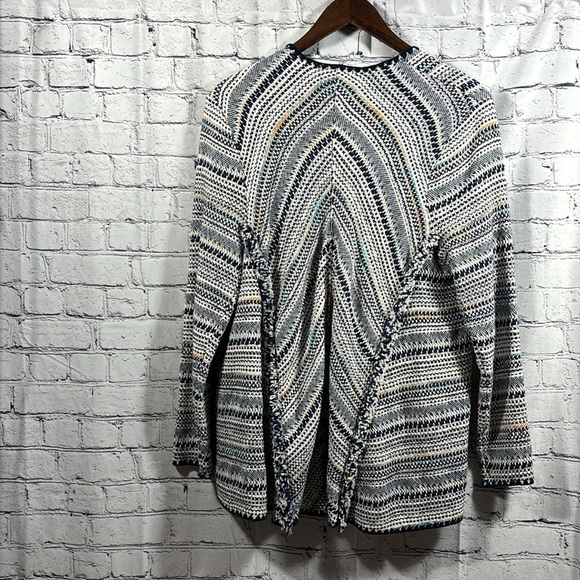 Lucky Brand Boho Woven Cotton Jacket Size Small - Picture 2 of 9